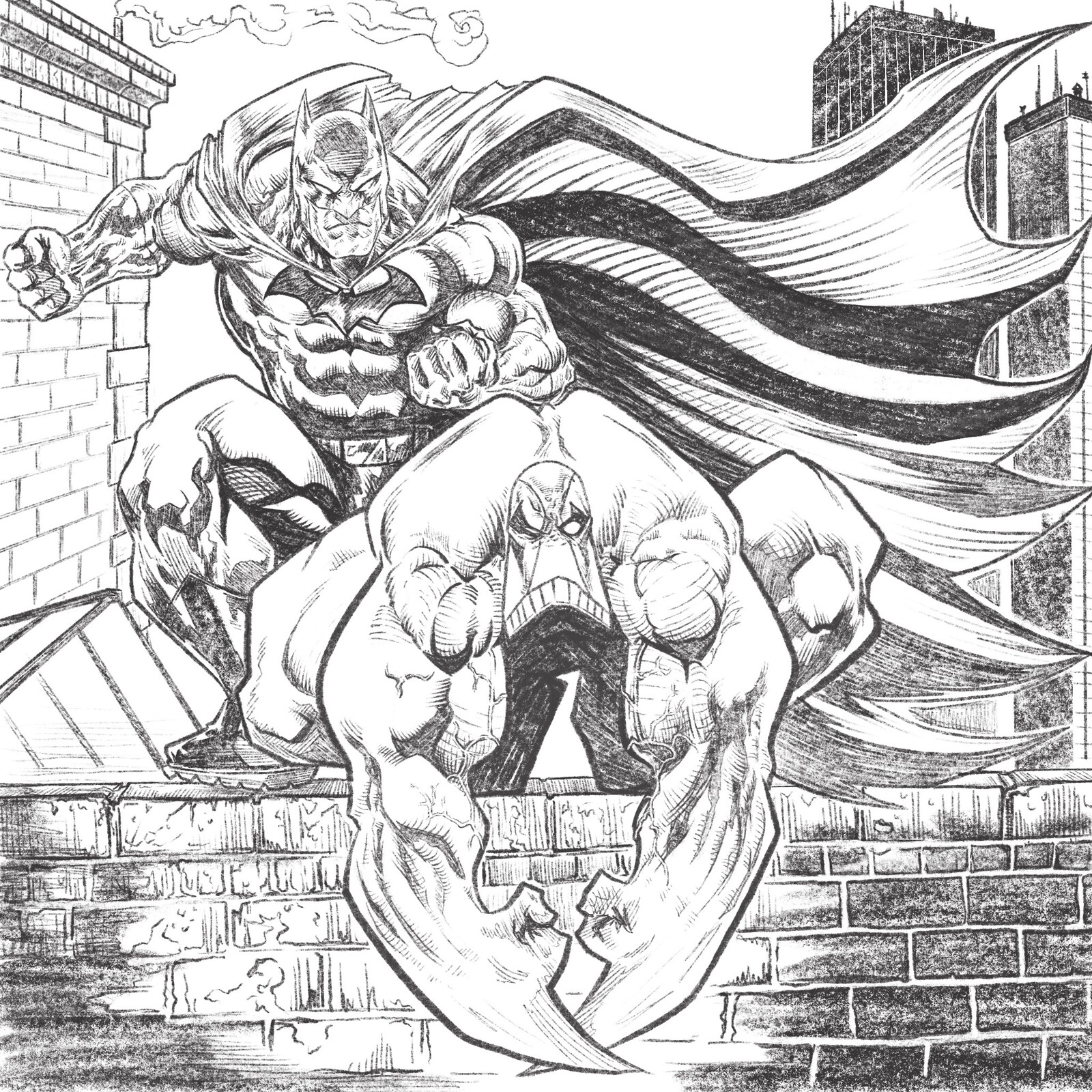 Comic book pencils