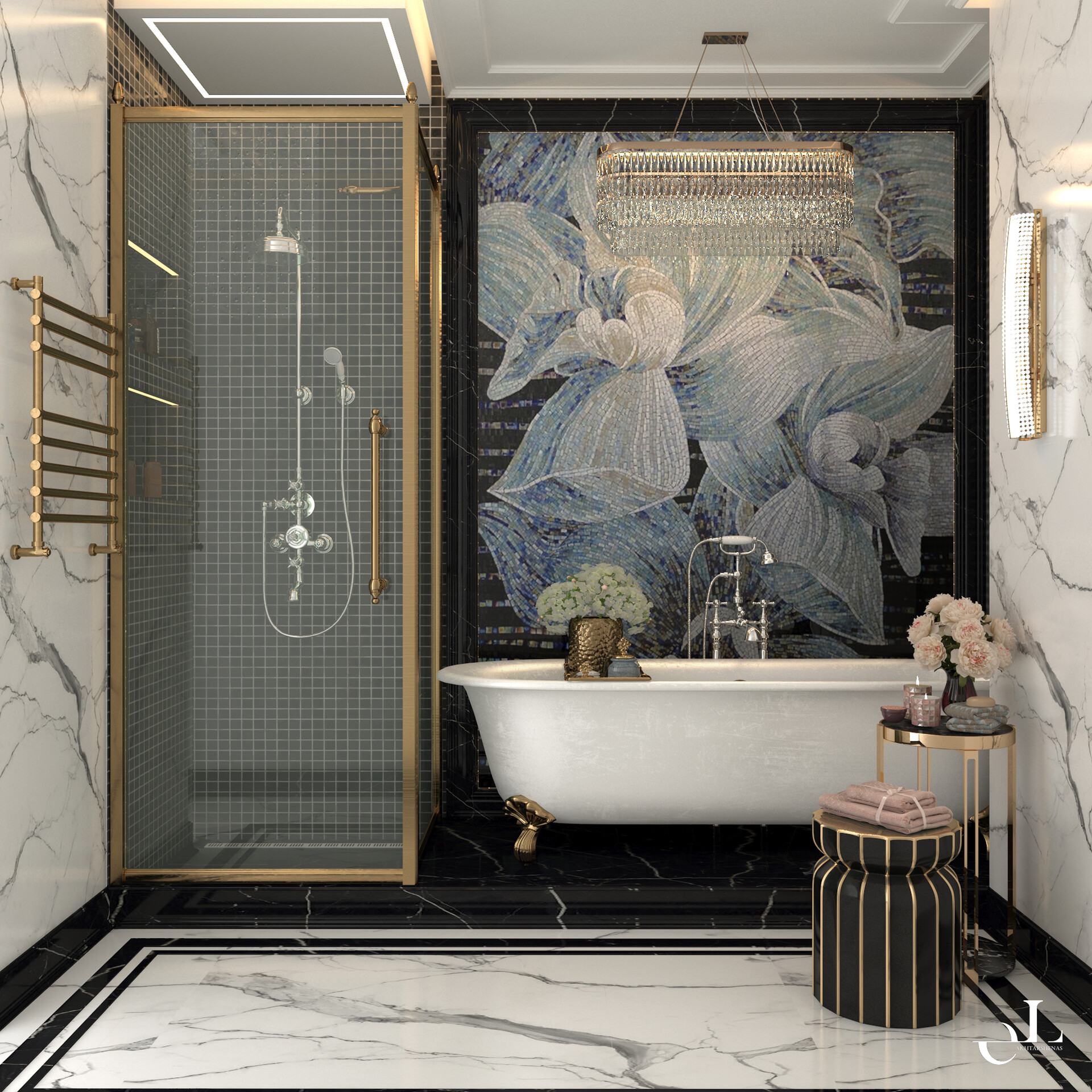 ArtStation Classic Bathroom Design