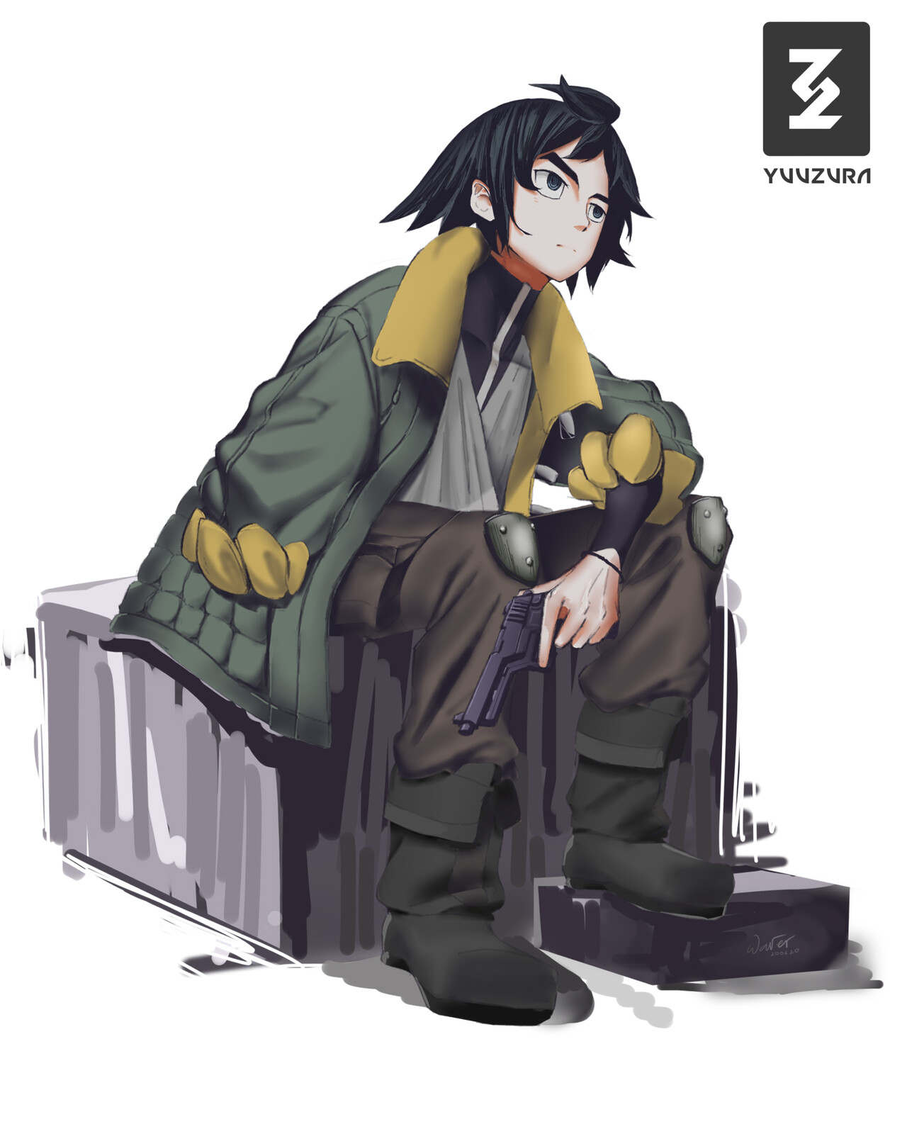 Yuuzura Studios Iron Blood Orphan Mikazuki Augus Commission