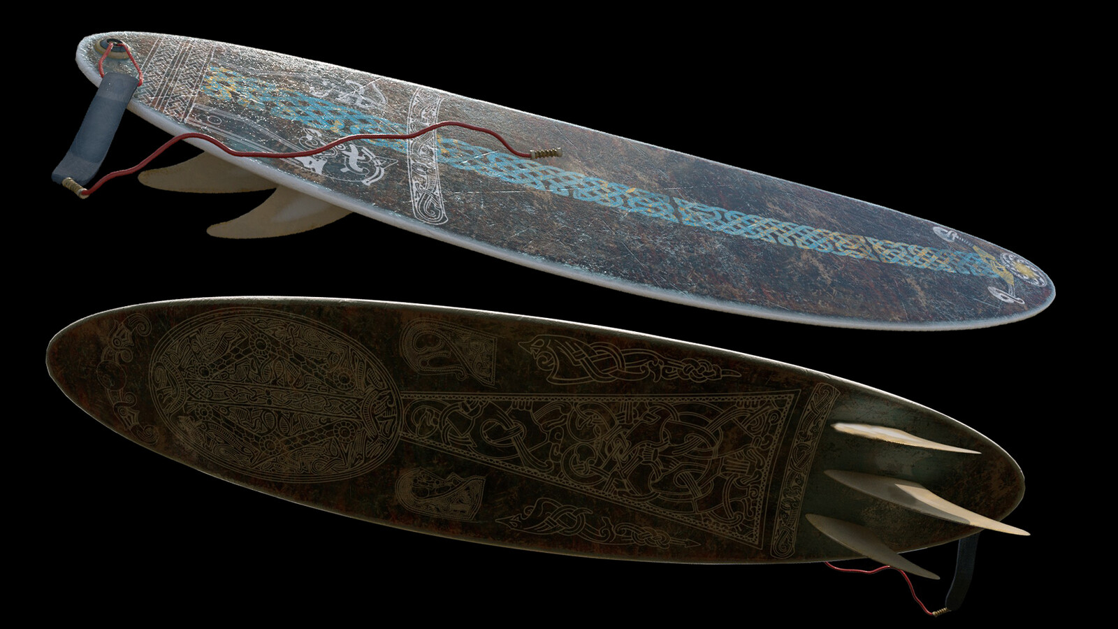 Surfboard Texturing Substance Painter