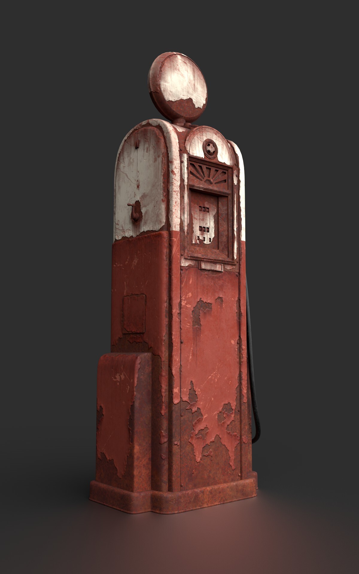 ArtStation - Gas Station - Texturing