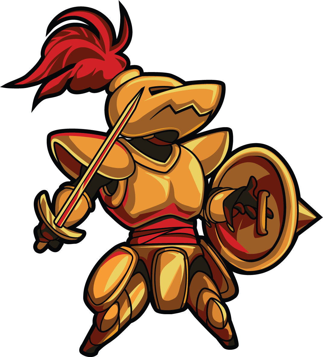 ArtStation Shovel Knight Goldarmor