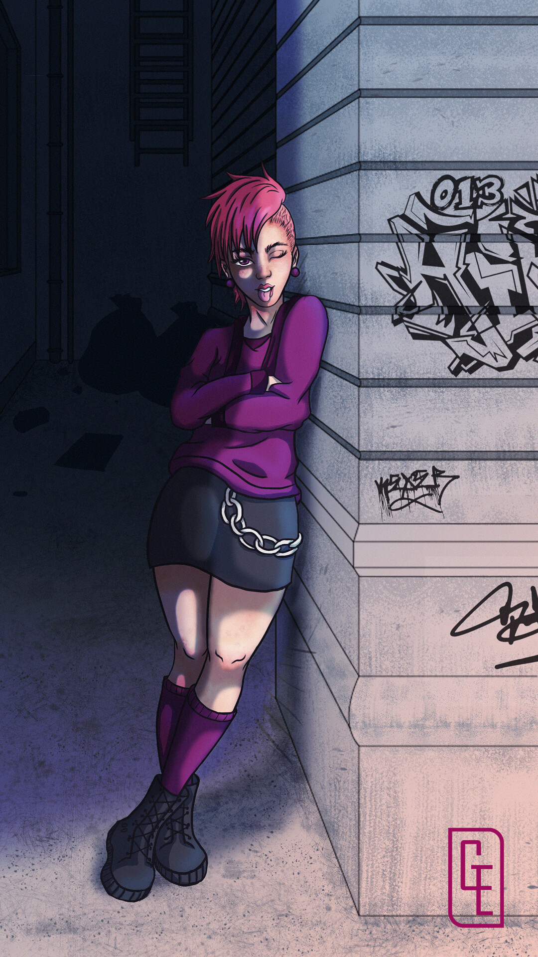 ArtStation - Punk girl