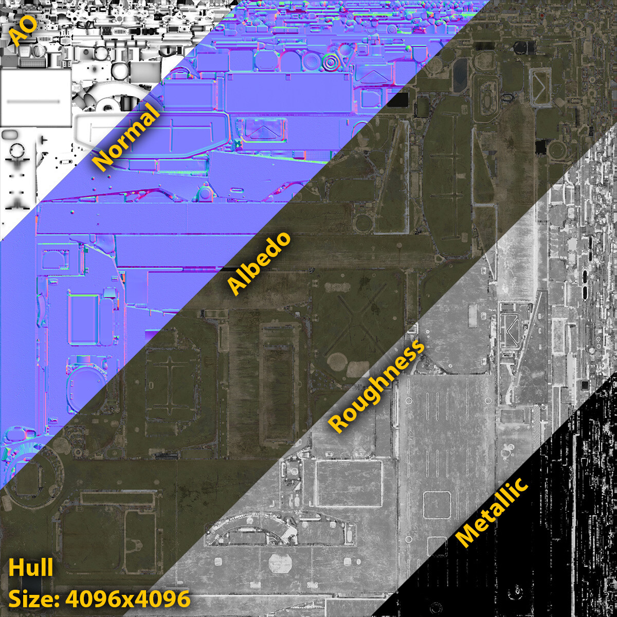 Texture for hull