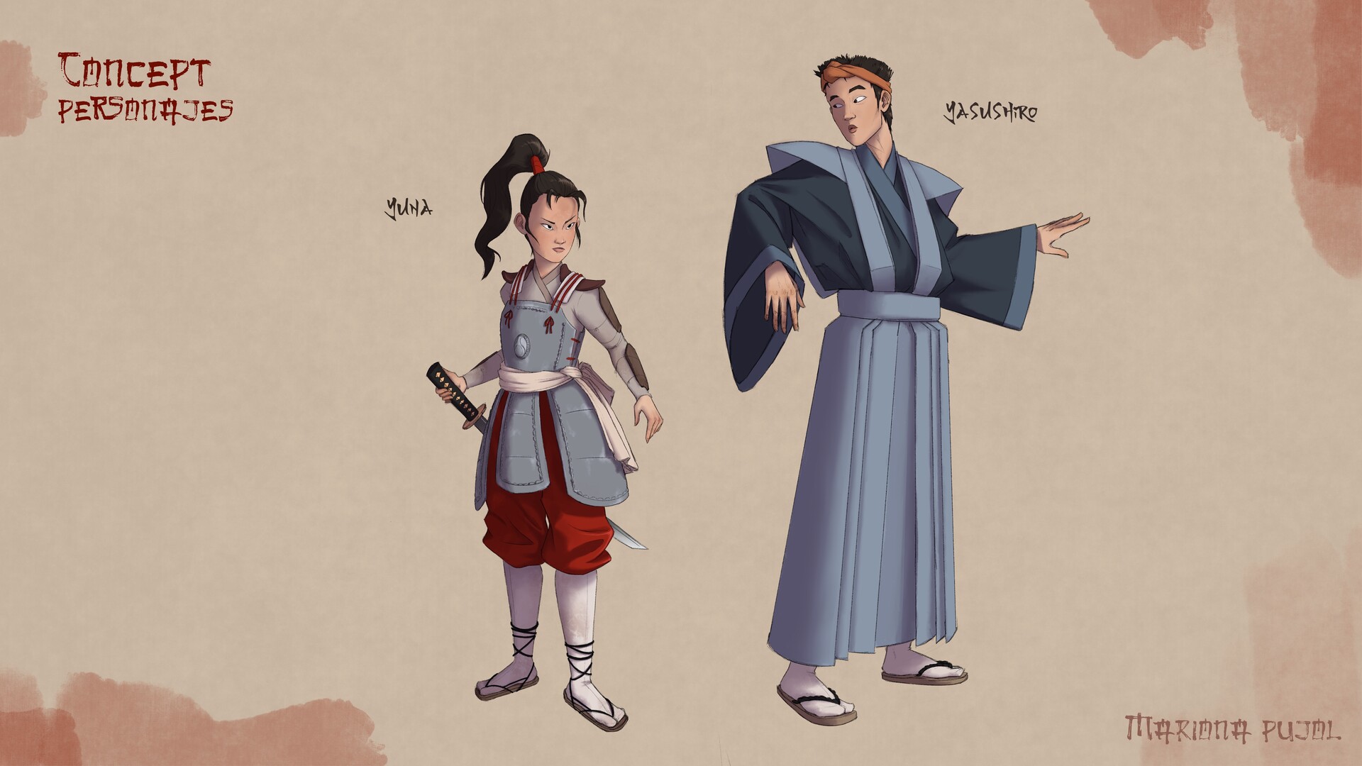 artstation-feudal-japan-characters