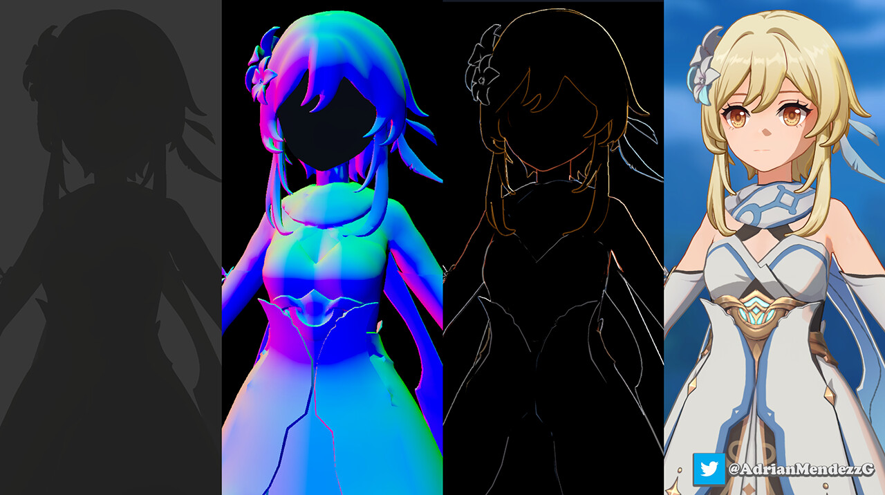 그림 55: Genshin 임팩트 캐릭터 셰이더 분석 [Unity URP]