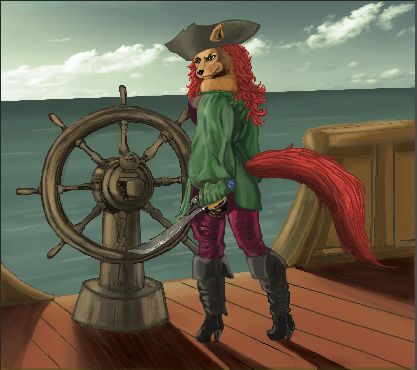ArtStation - Foxy the Pirate