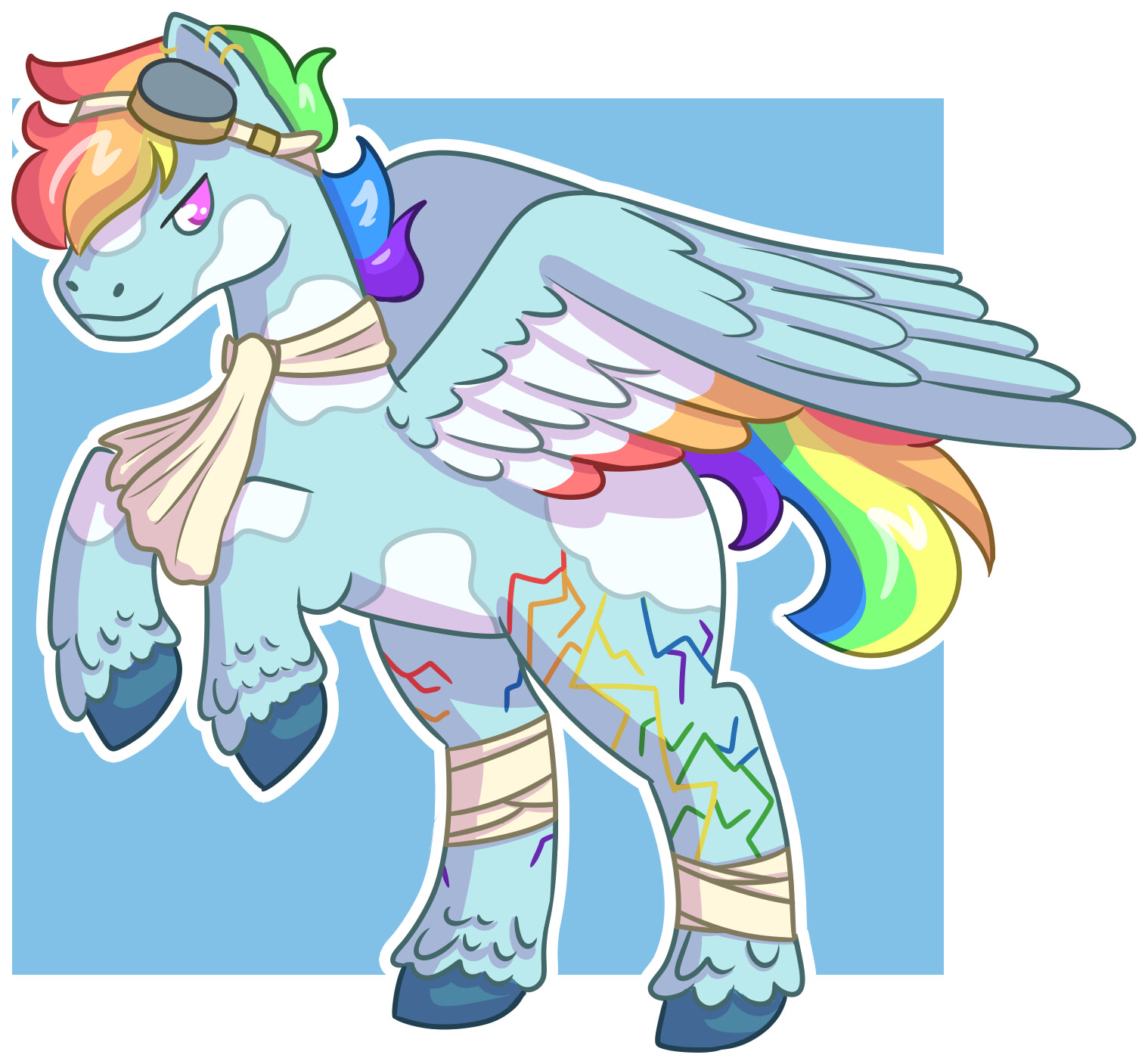ArtStation - Rainbow Dash Redesign