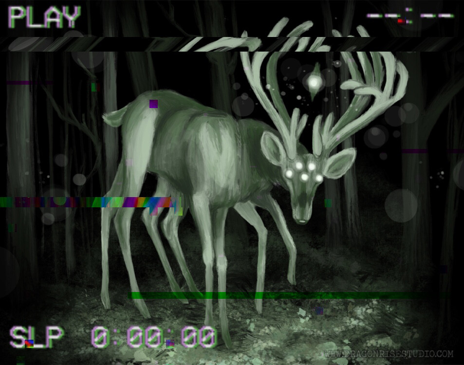 Not Deer Cryptid Art
