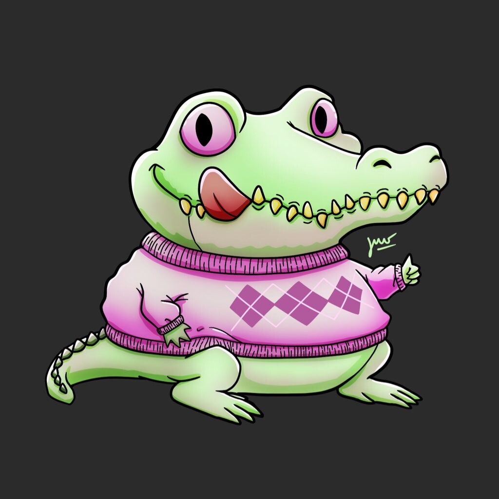 ArtStation - Chubby Crocodile