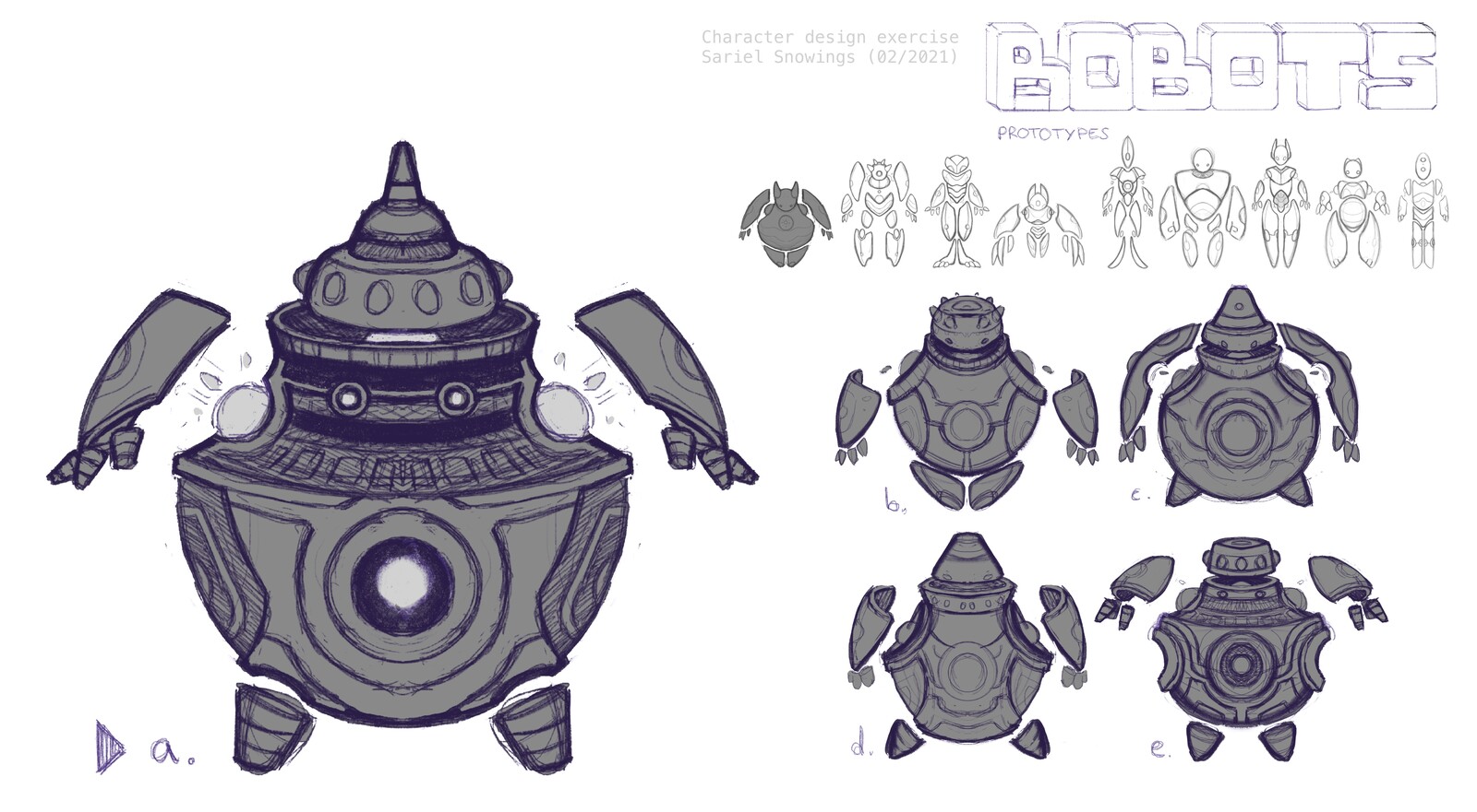 Prototype Robot Player 1 (front view)