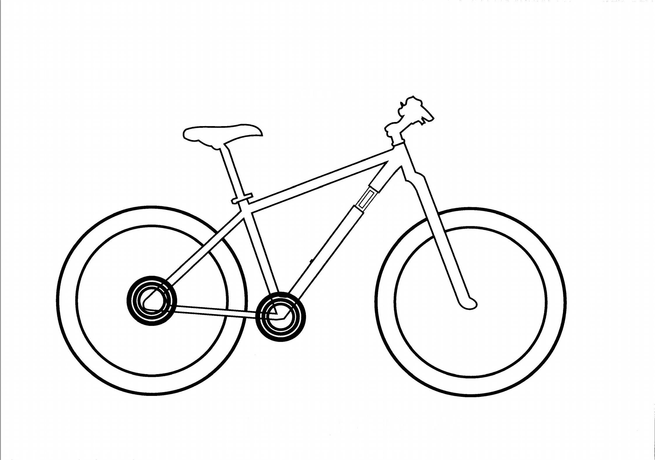 If you want to steal the bike, you have to destroy the frame of the bicycle.