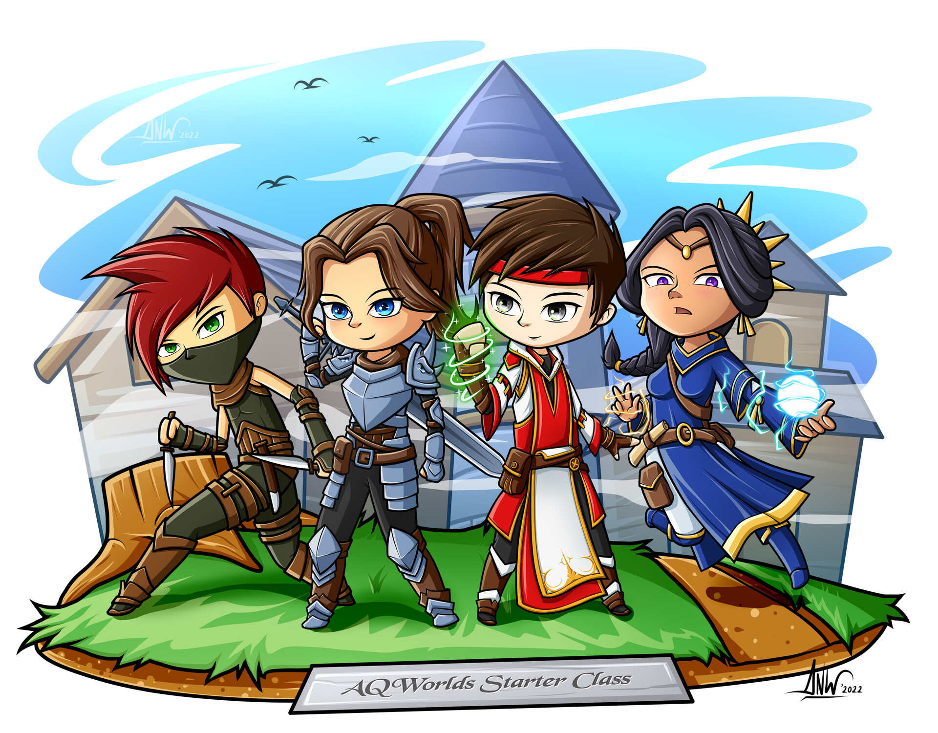ArtStation AQWorlds Starter Class Squad
