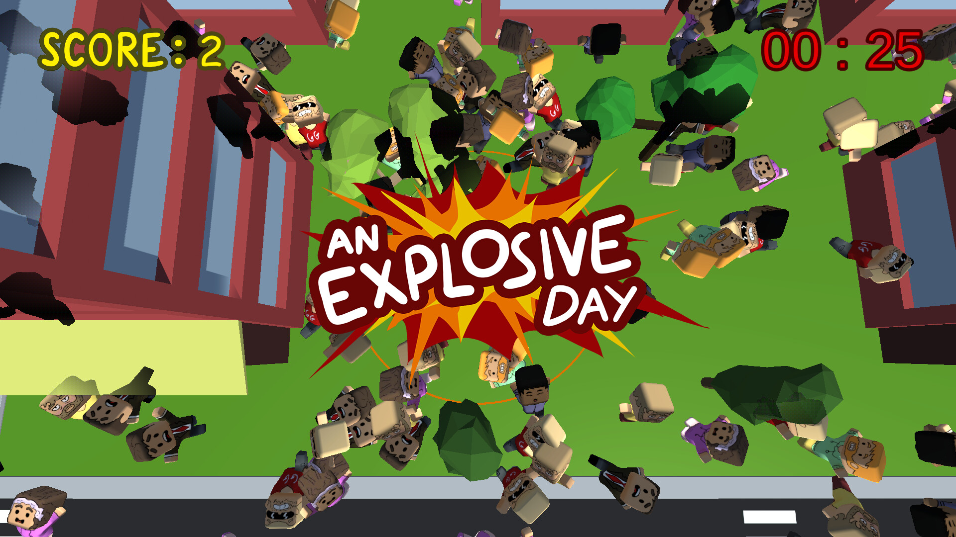 ArtStation - Video Game (48H Jam) : An Explosive Day