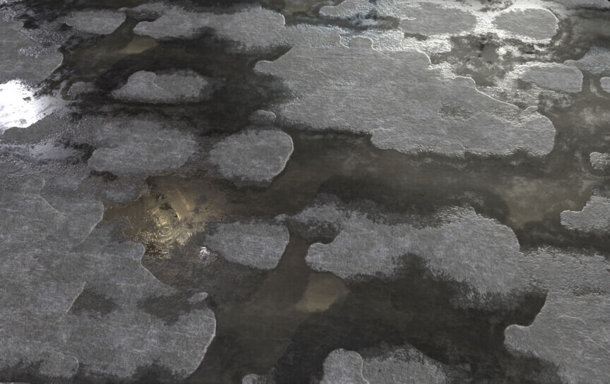 3D textures PBR free Download Concrete wet floor PBR 3D texture High
