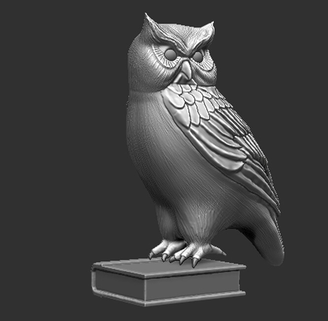 ArtStation Owl statue