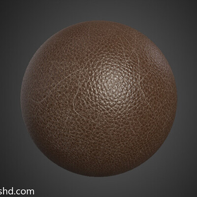 Older Padded Leather PBR Material - Free PBR Materials