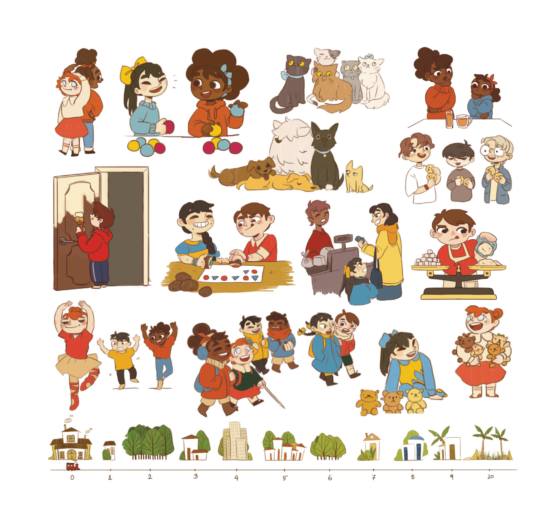 ArtStation [children book] zero for parents and teachers