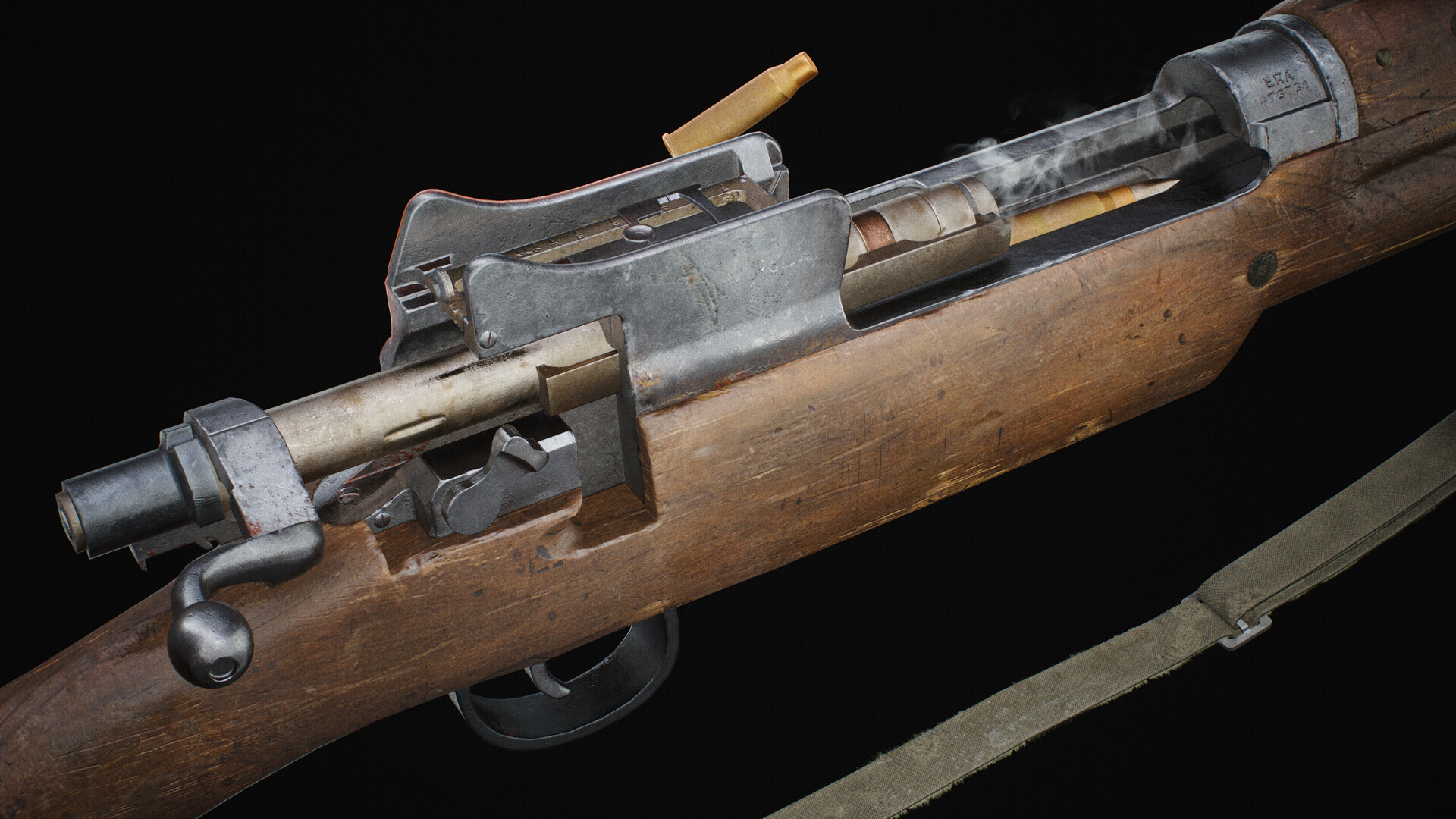 ArtStation - Pattern - 1914 Enfield, Sniper Rifle