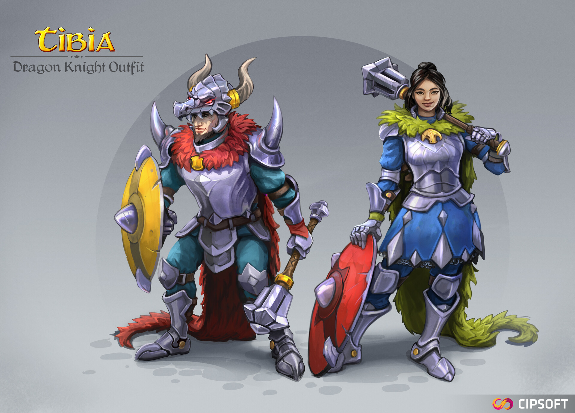 ArtStation - Tibia Character Outfits