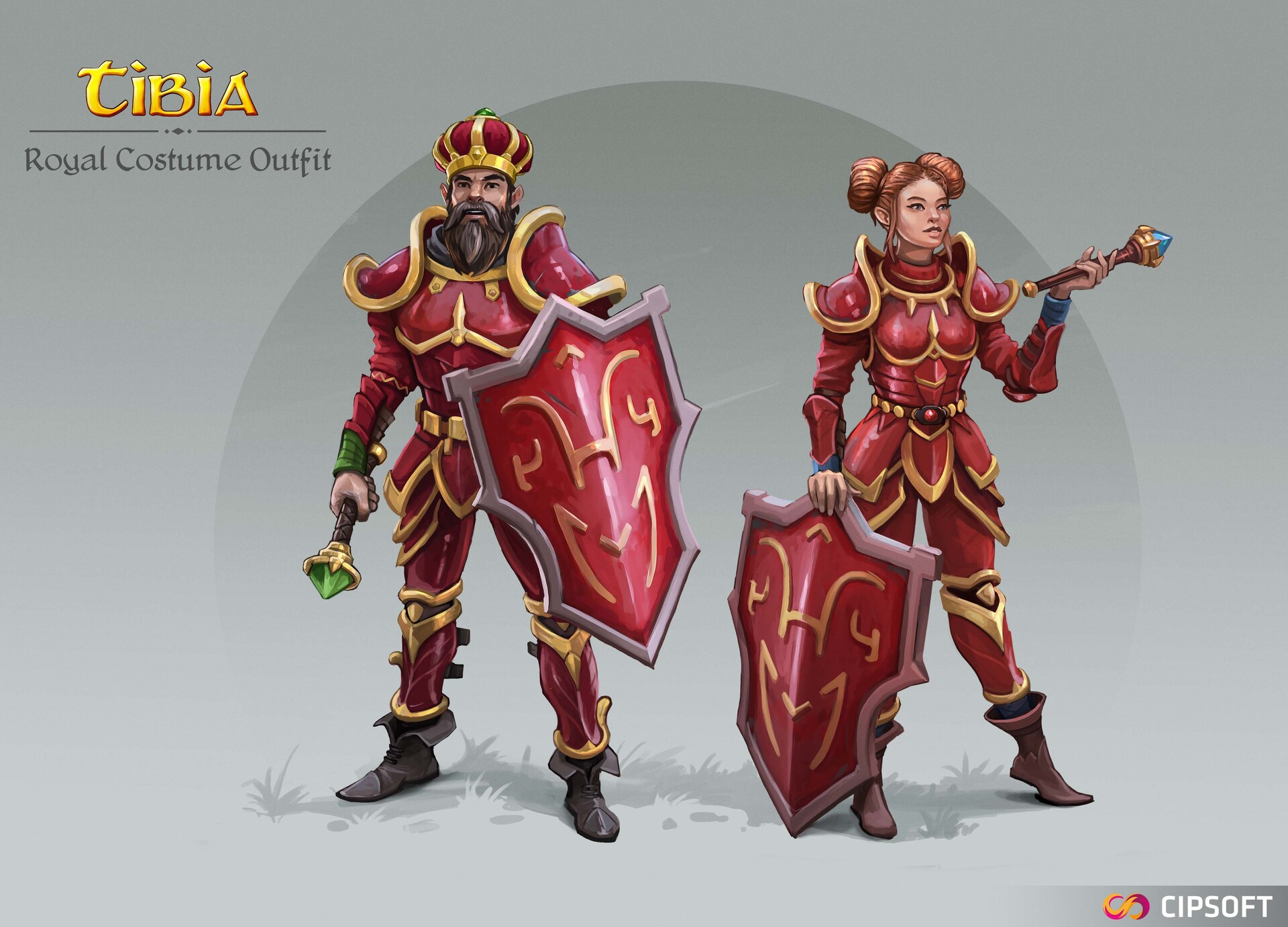 ArtStation - Tibia Character Outfits