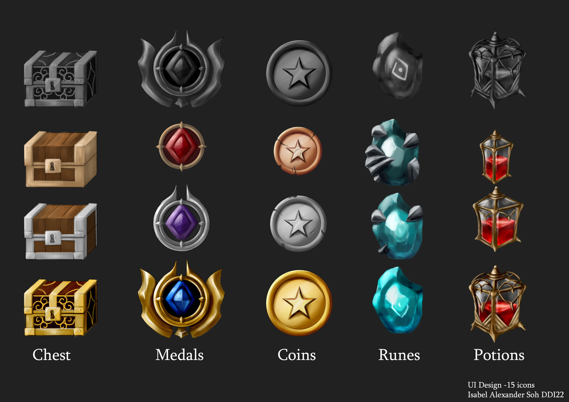 ArtStation UI project assets