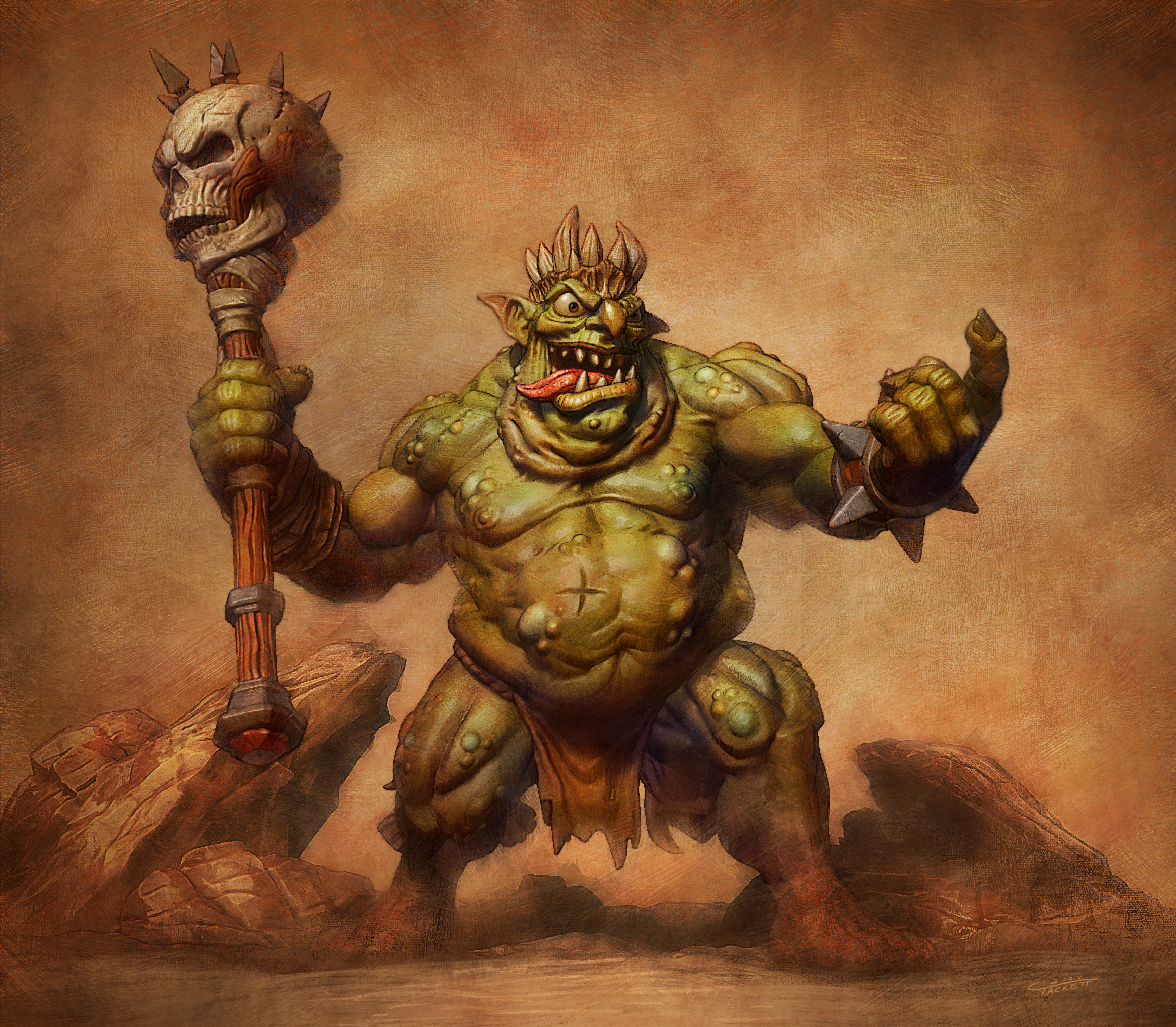 Christopher Tackett - Goblin King ZBrush NPR Test