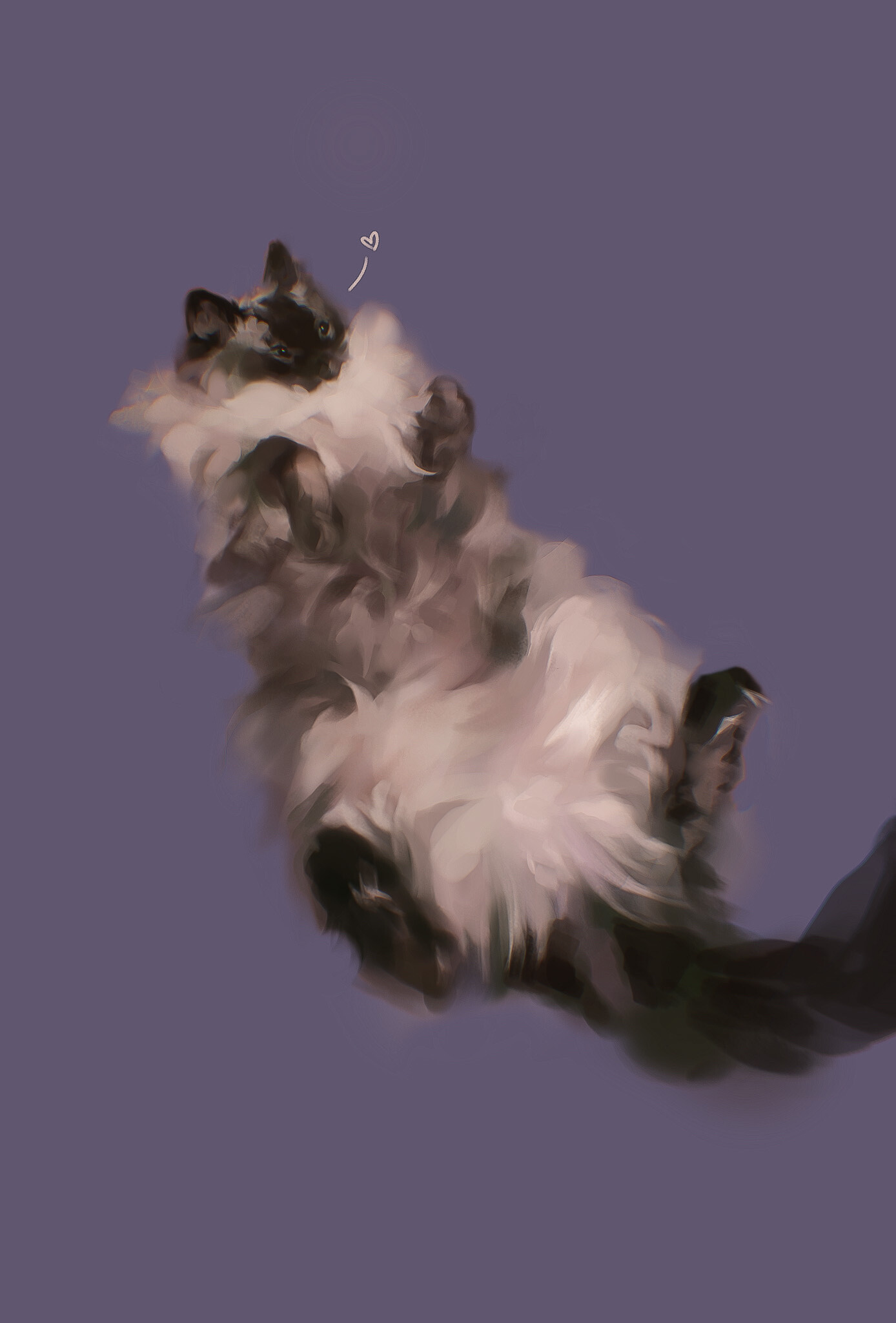 ArtStation Fluffy cat
