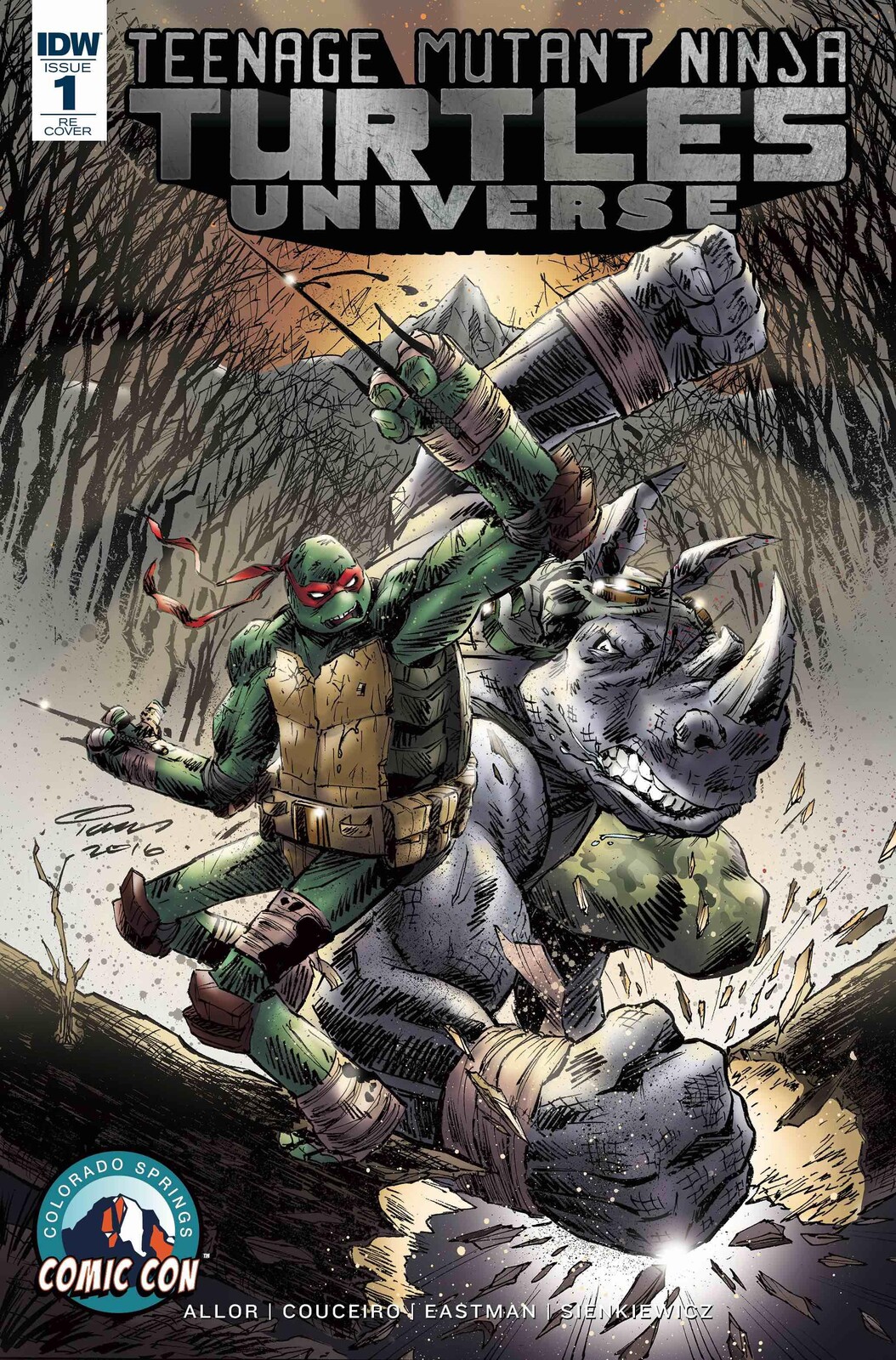 Published TMNT Universe #1 Cover
