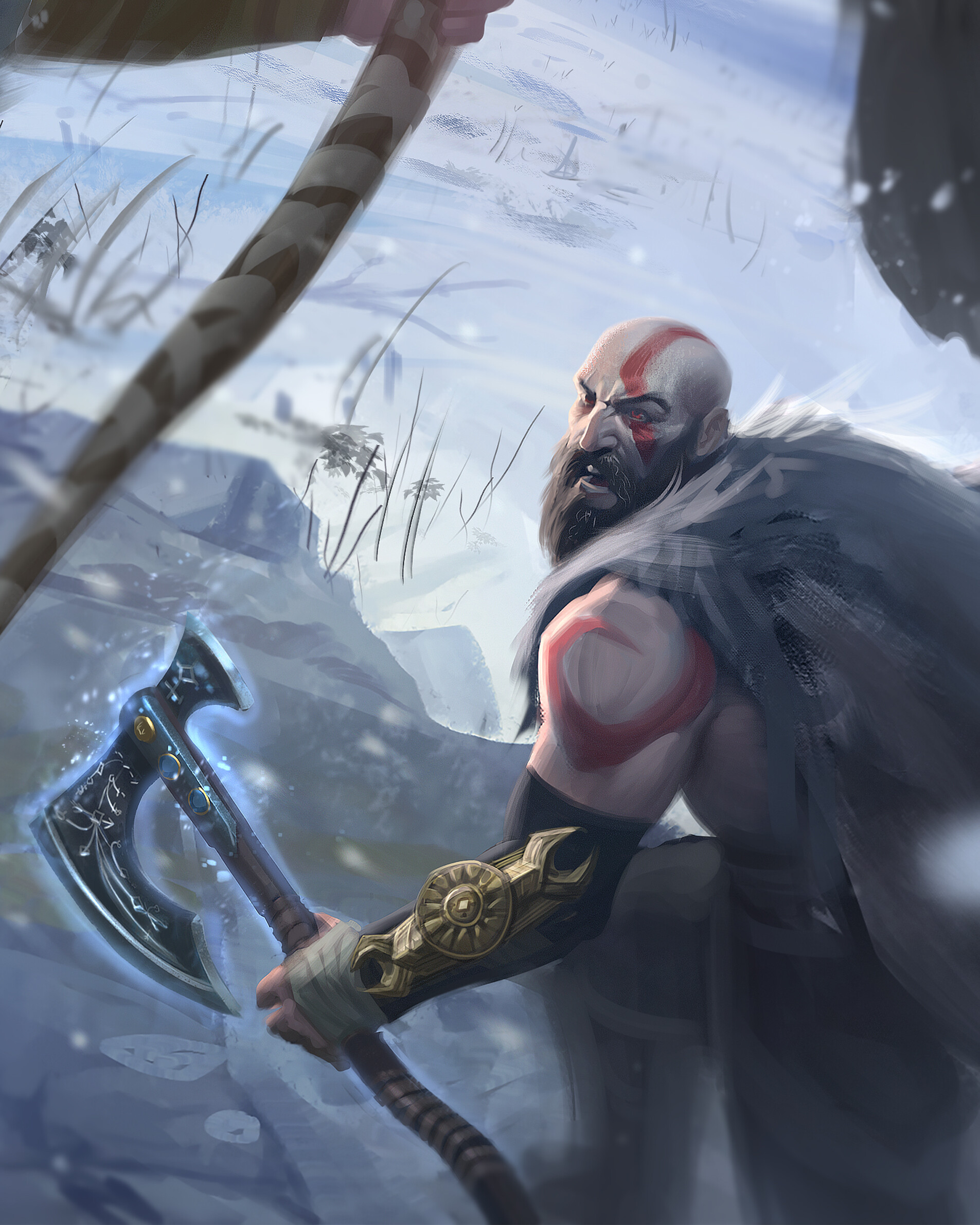 ArtStation - God of war Ragnarok -thor- fan art