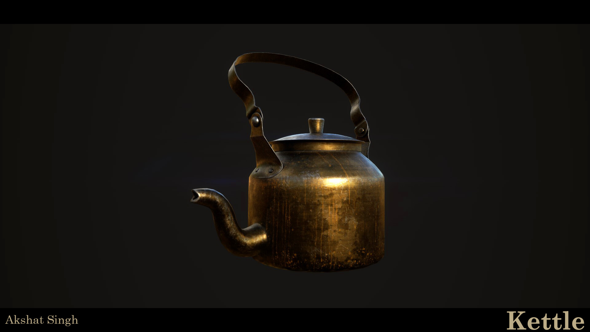 ArtStation Indian Tea Kettle