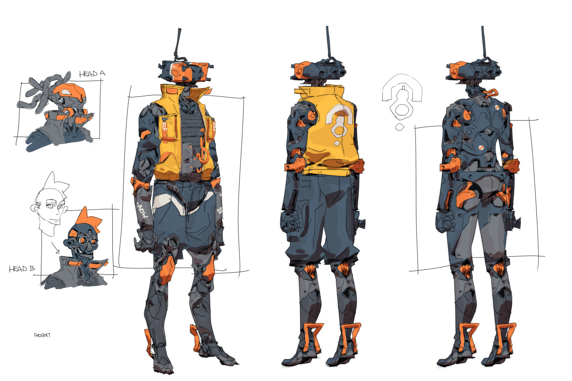 ArtStation robot work 2022