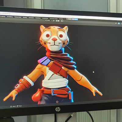 Practice to sculpt a character in ZBrush and Blender