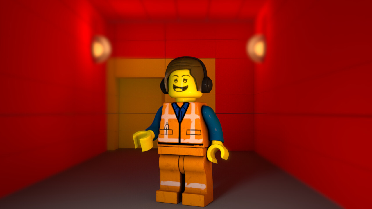 Lego movie yellow robot top