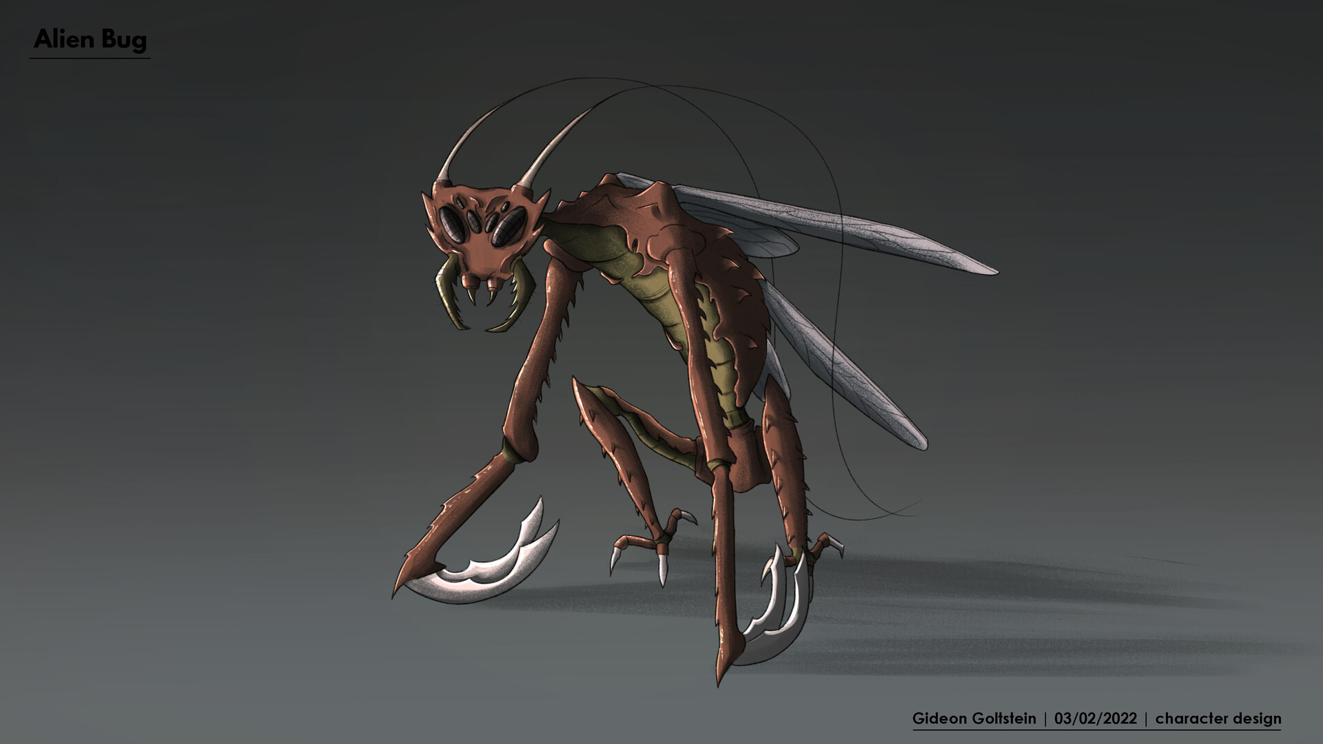 ArtStation - Alien Bug, Creature Design