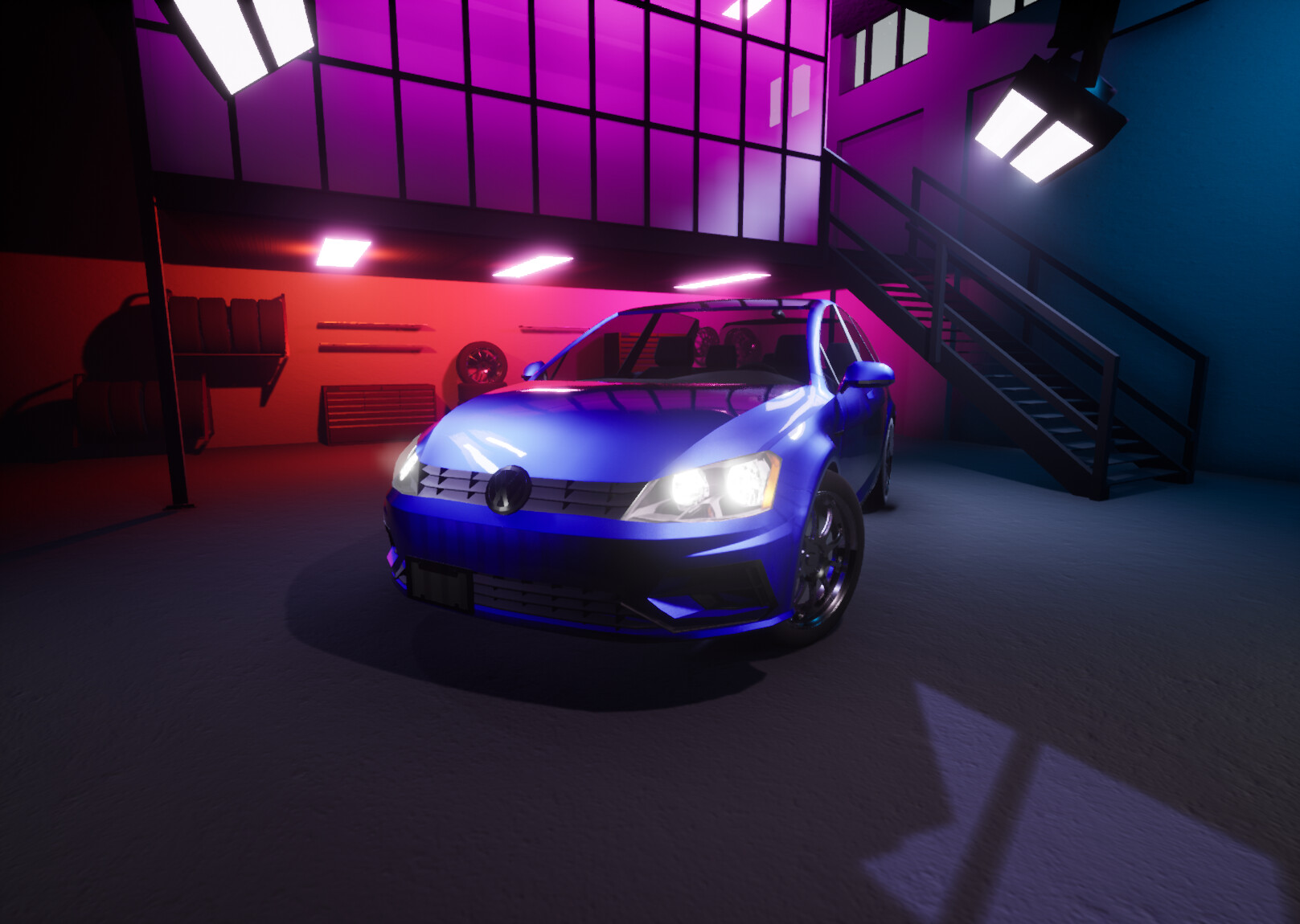 ArtStation Volkswagen Golf R