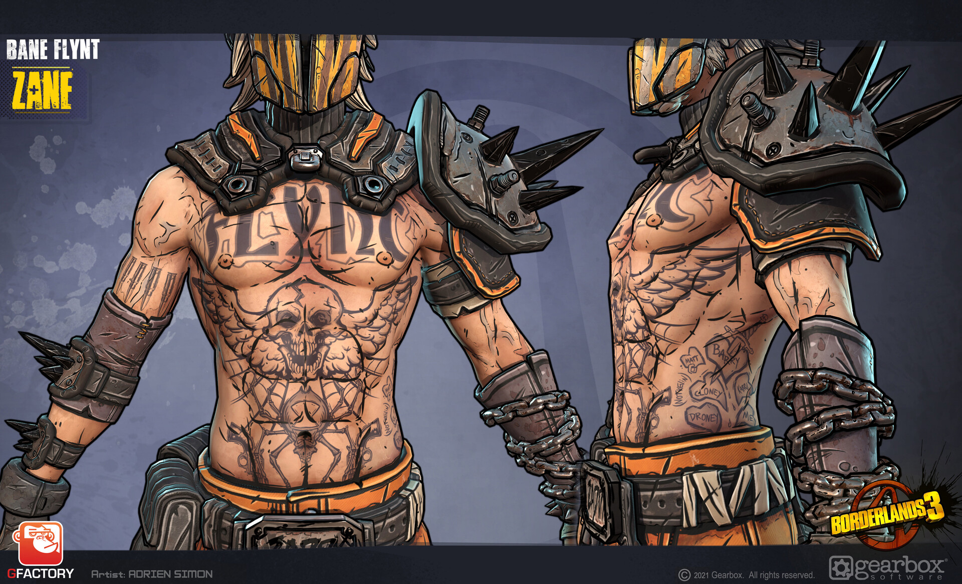 Adrien SIMON Zane Bane Flynt Borderlands 3