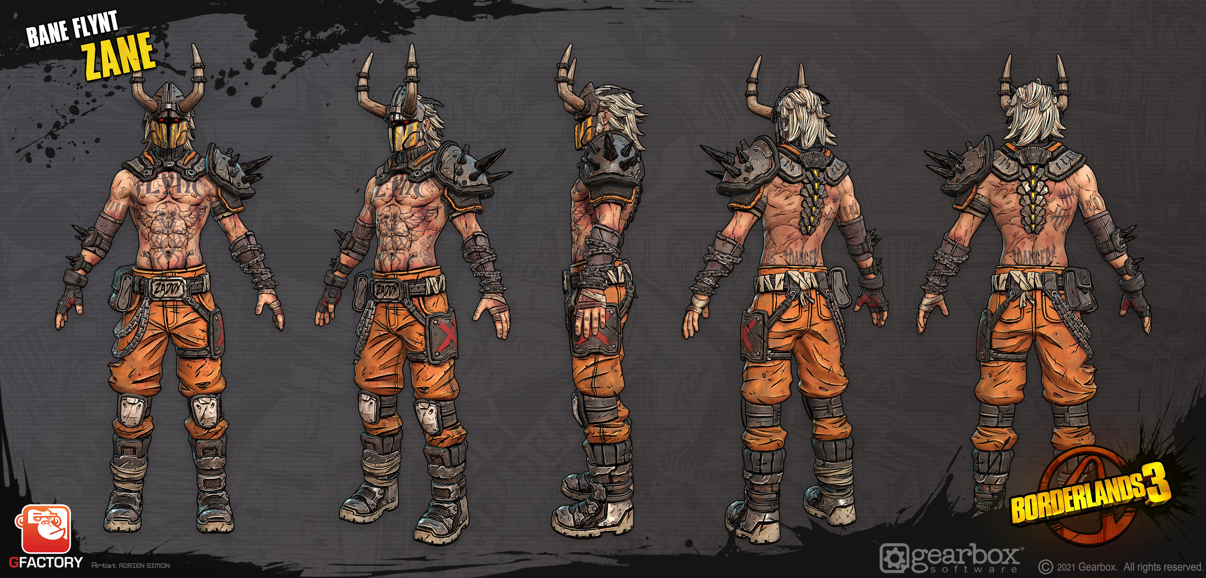 Adrien SIMON Zane Bane Flynt Borderlands 3