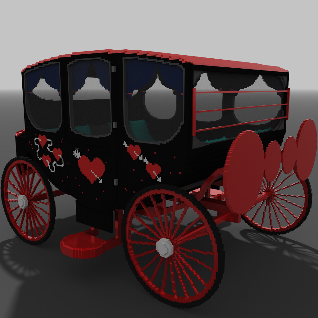 Роман Яшин - Voxel carriages pack (3 units)