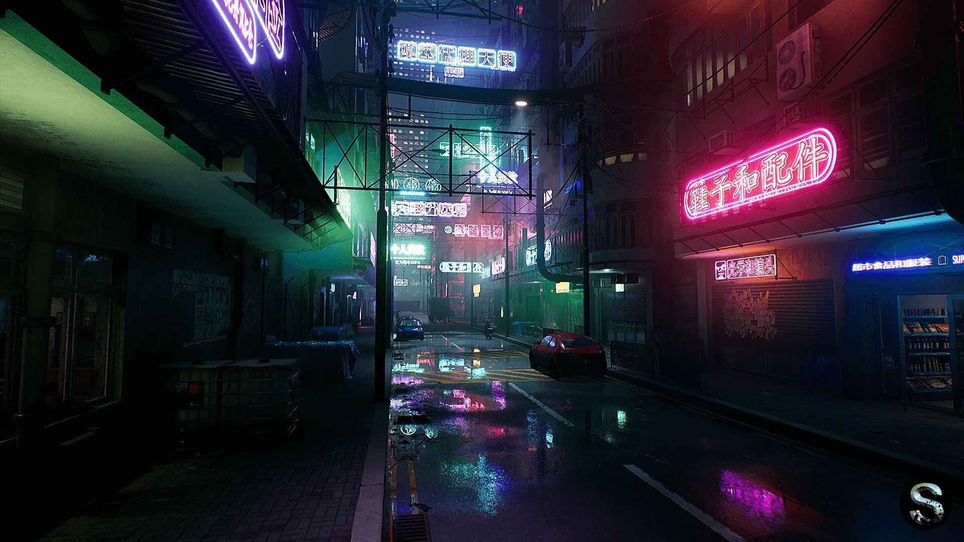 Artstation Neon City Complete Pack Ue4 Artstation Neon City Complete Pack Ue4