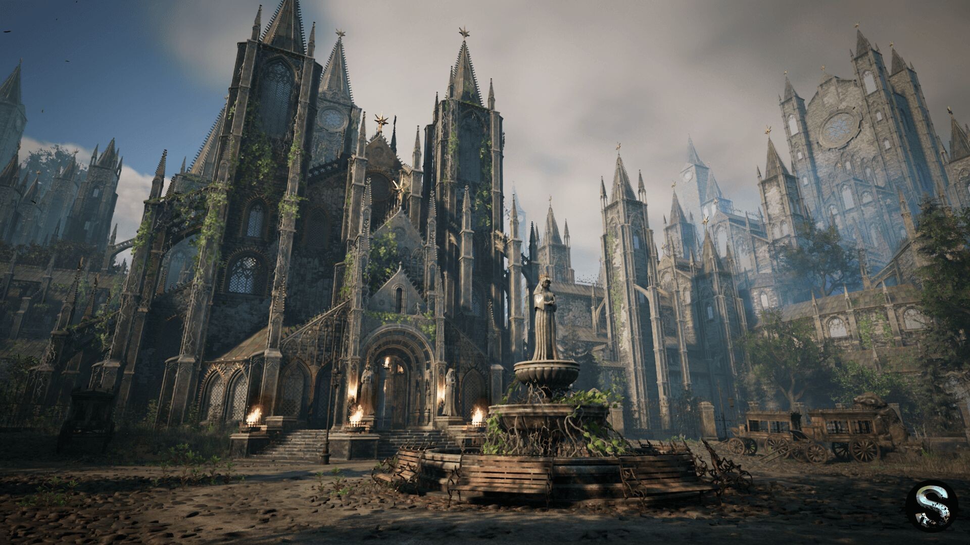Artstation gothic cathedral ue4 