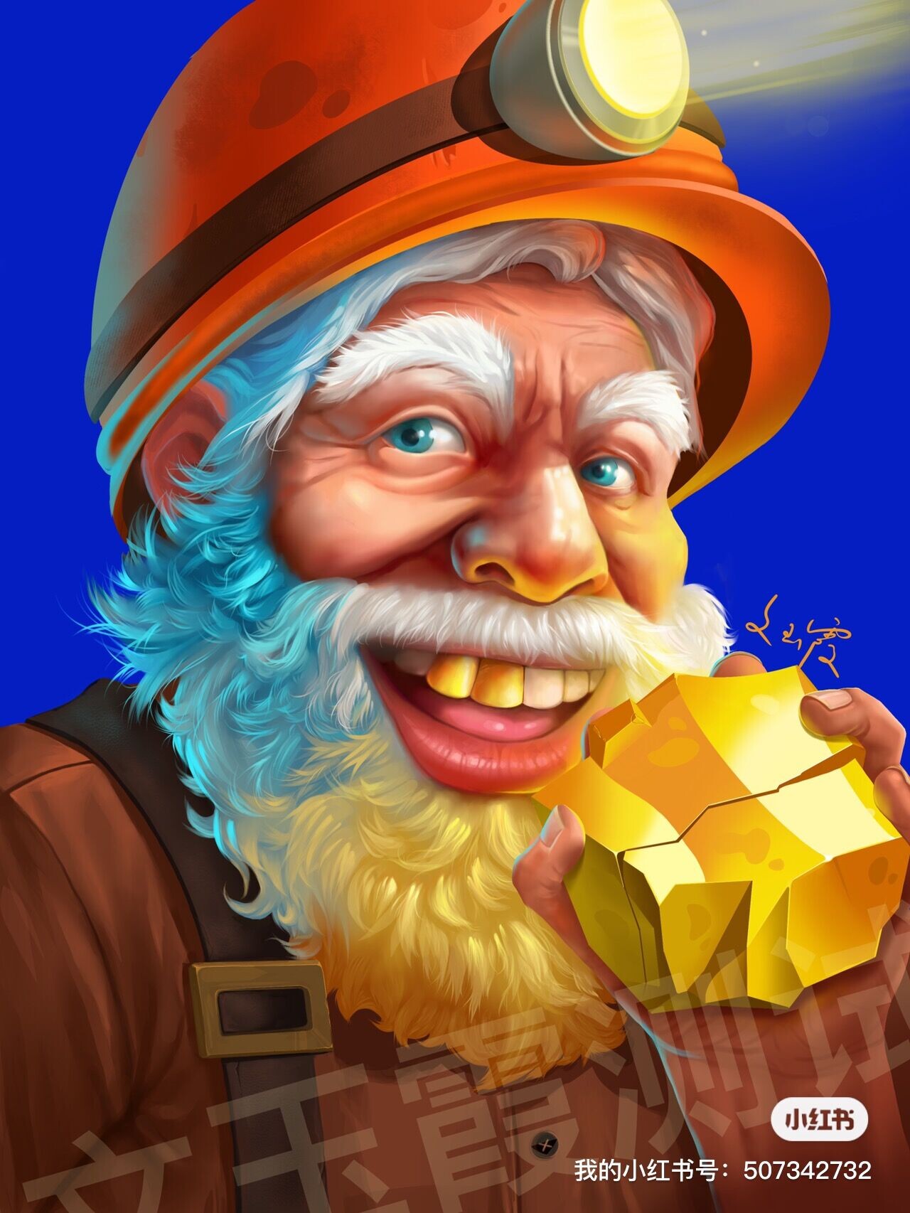 ArtStation - 黄金矿工头像