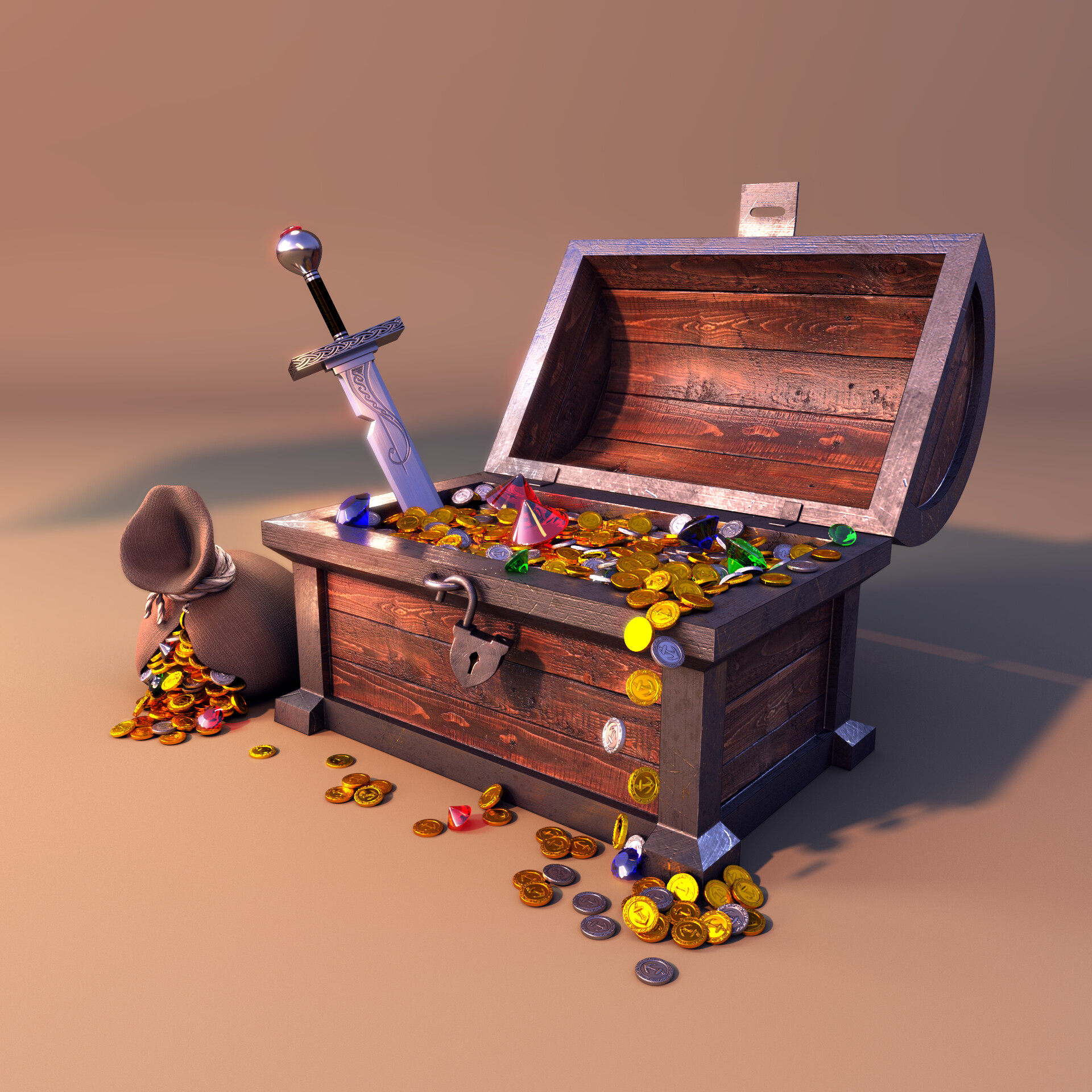 ArtStation - Treasure Chest LookDev
