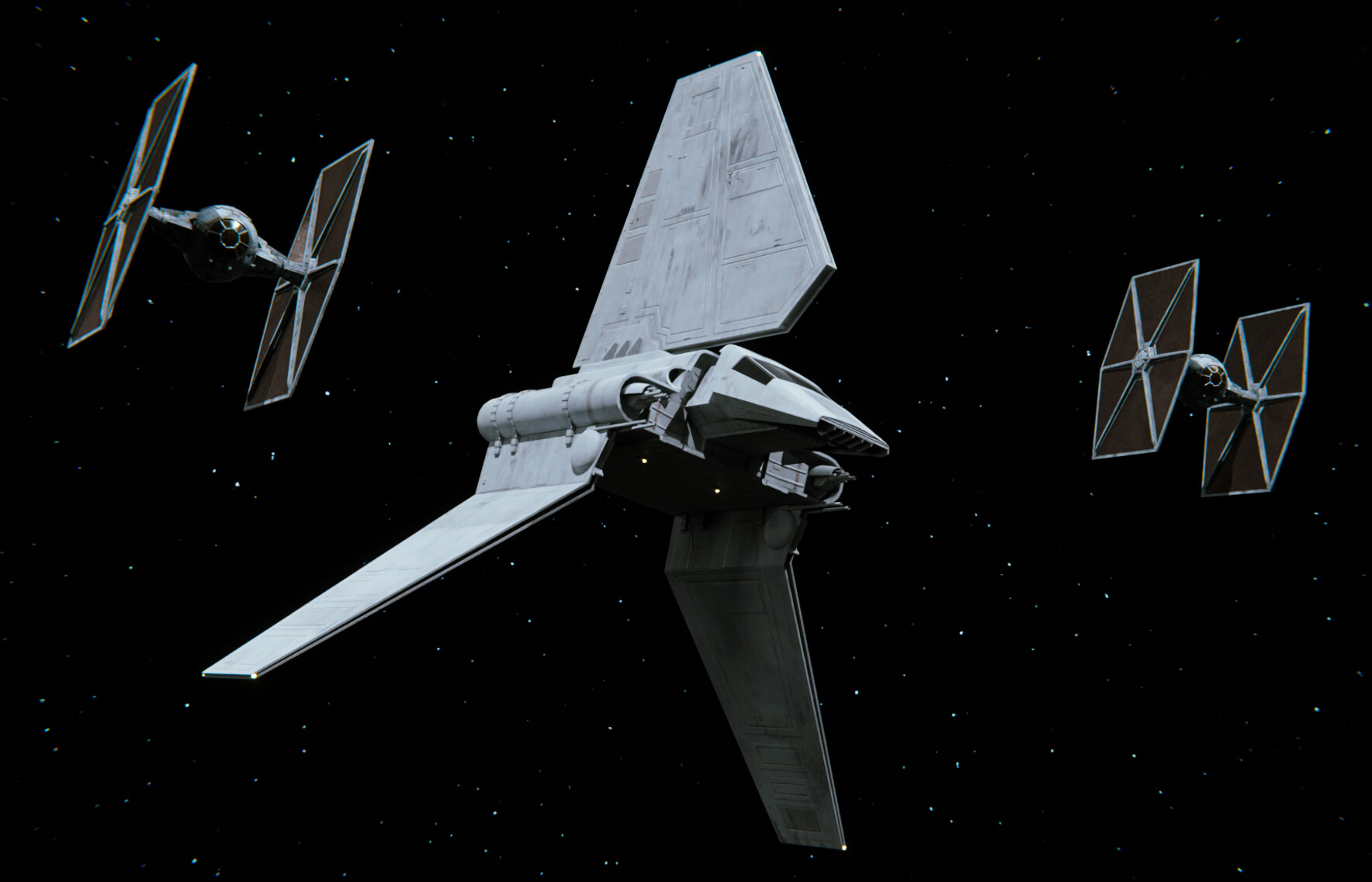 Robert Rose - Realtime Star Wars Lambda Shuttle