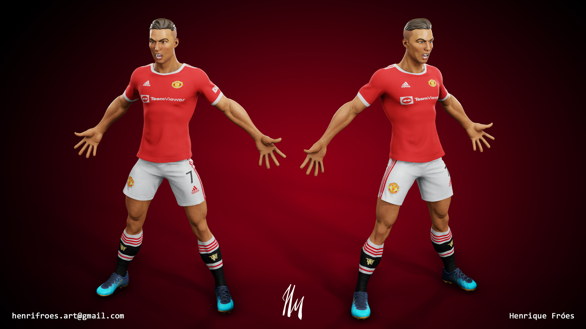 ArtStation - CR7 ronaldo (2018project)