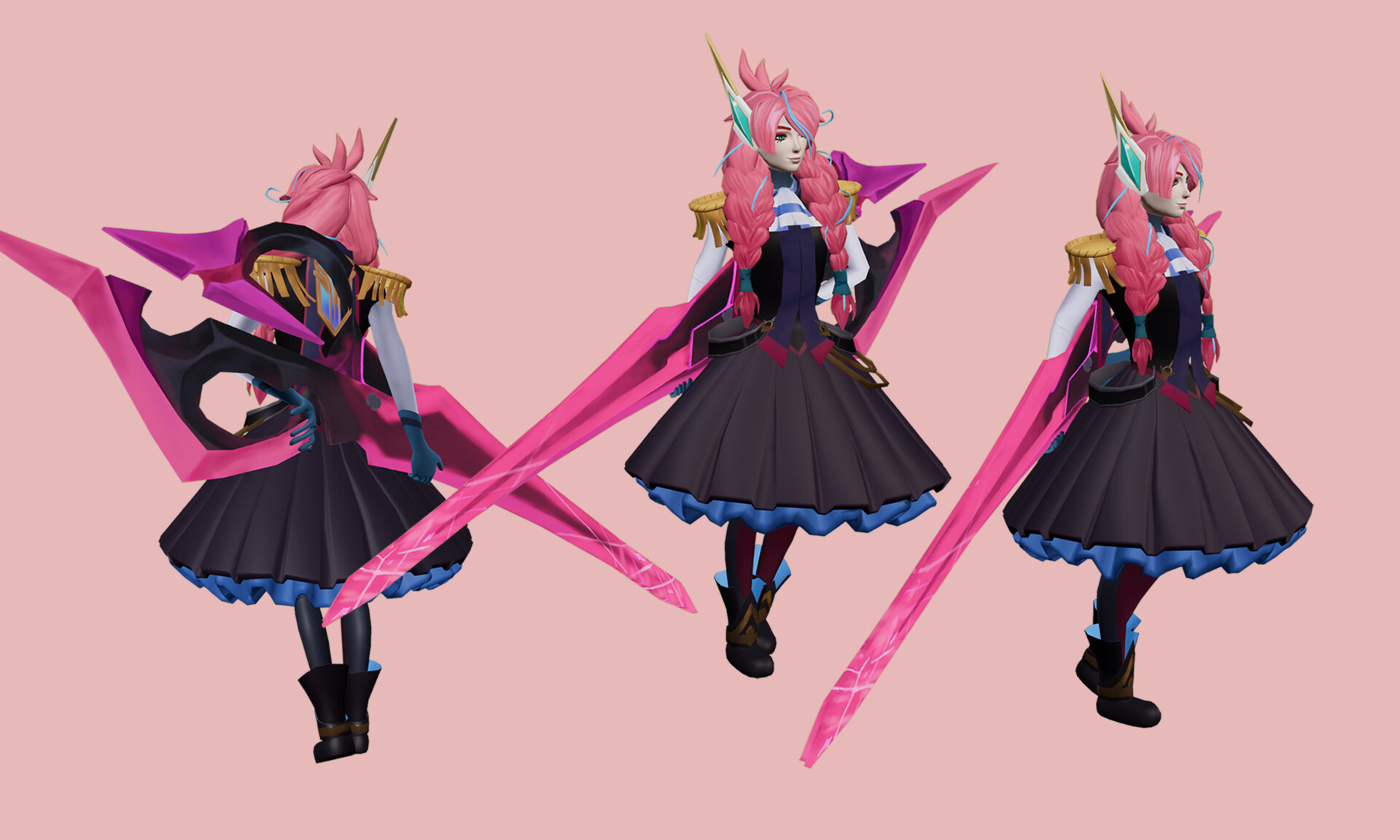 ArtStation - Battle Academia Gwen