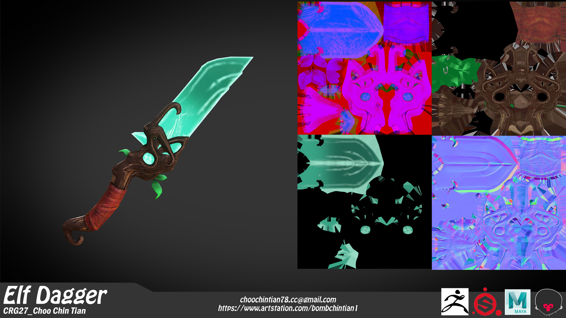 ArtStation - Elf Dagger