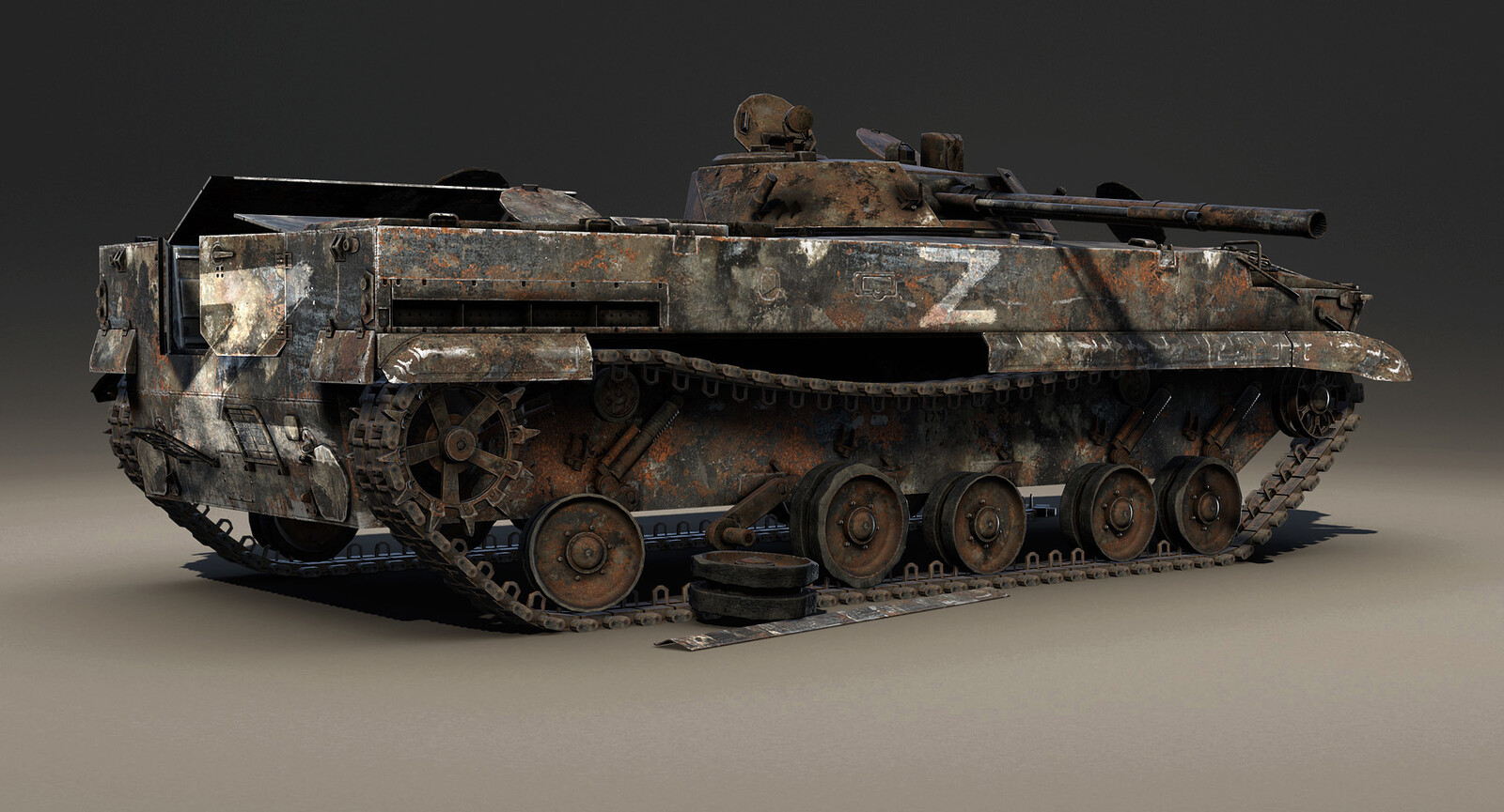 BMP-3 damaged