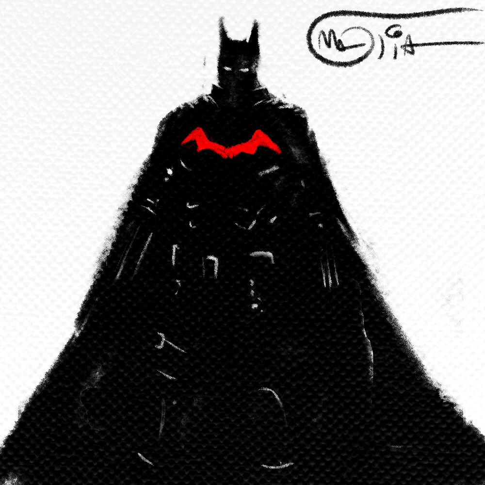 ArtStation - The Batman silhouette
