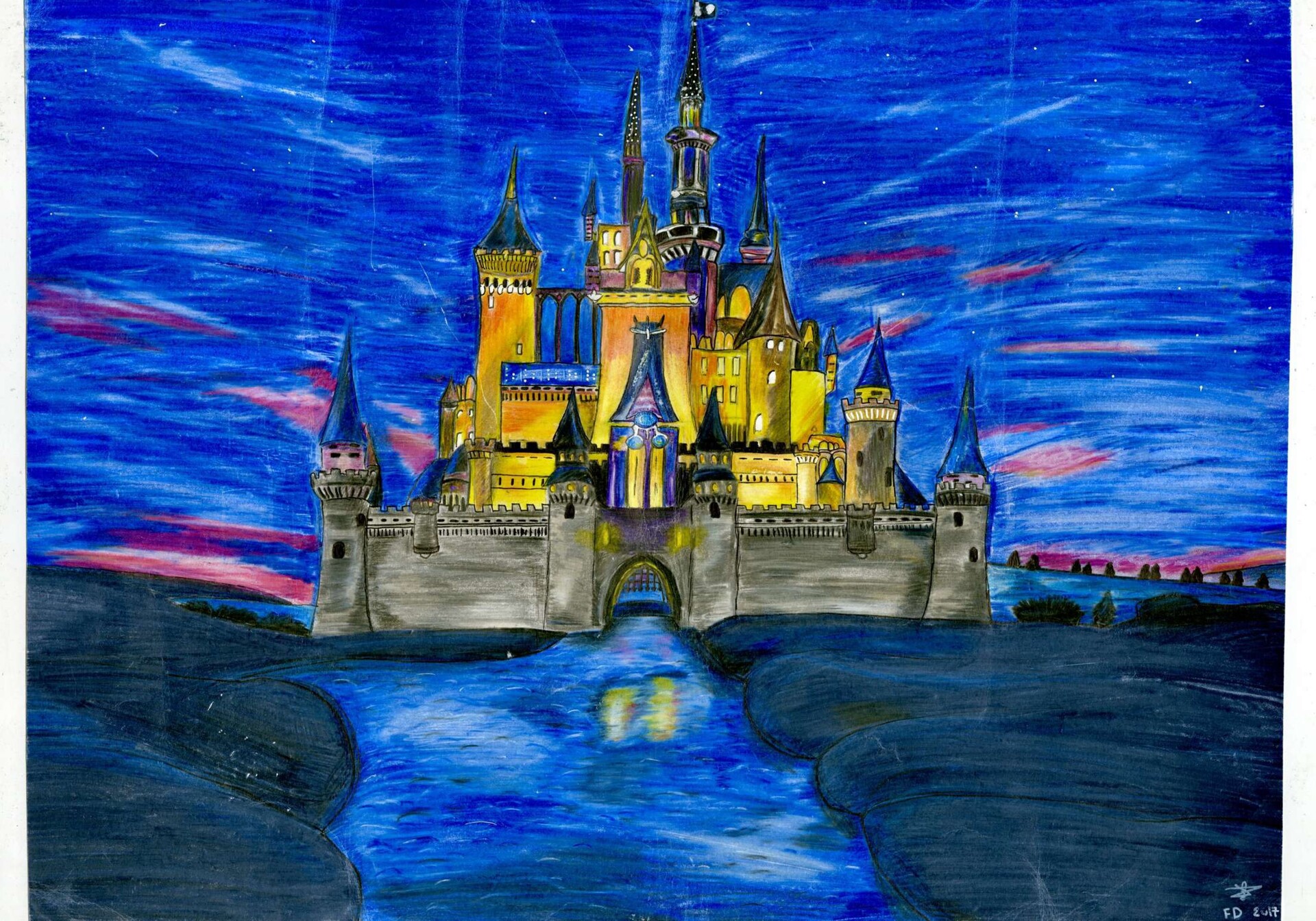 ArtStation Disney castle